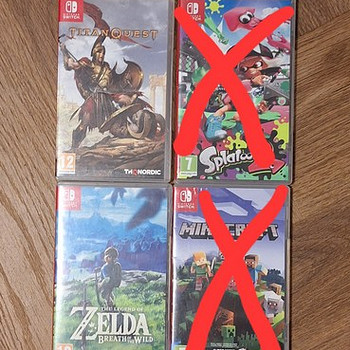 Продам или обменяю игры для Nintendo Switch