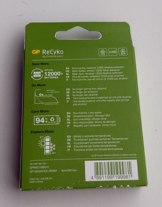 GP ReCyko AAA 4x950mAh (2 фото из 2)