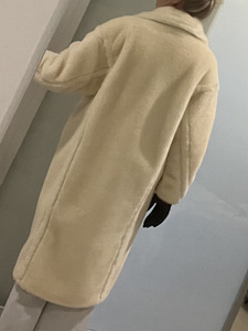 Valge kasukas / naiste soe mantel (2 foto / 10)