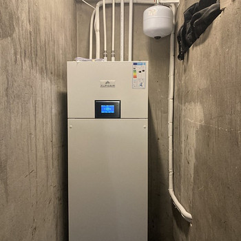 Õhk-vesi soojuspump alpicair 16kw koos boileriga 190l