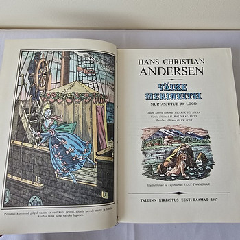 Vintage raamat muinasjutud ja lood Andersen, 1987.a raamat