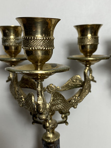 Ampiir stiilis küünlajalad(2tk) (4 foto / 6)