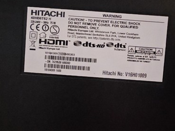 Hitachi 40HB6T62 H