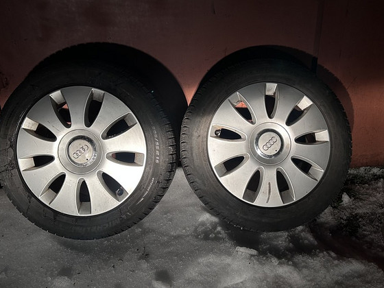 Audi шины+диски 205/55 R16 оригинал 4 шт