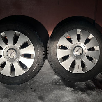 Audi rehvid+veljed 205/55 R16 originaal 4 tk