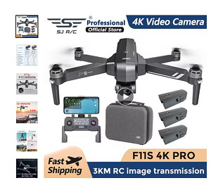 SJRC F11 F11S 4K Pro Camera Drone Profesional 3KM 5G WIFI GP (1 foto / 1)