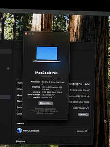 MacBook Pro"15 2019 (7 фото из 7)