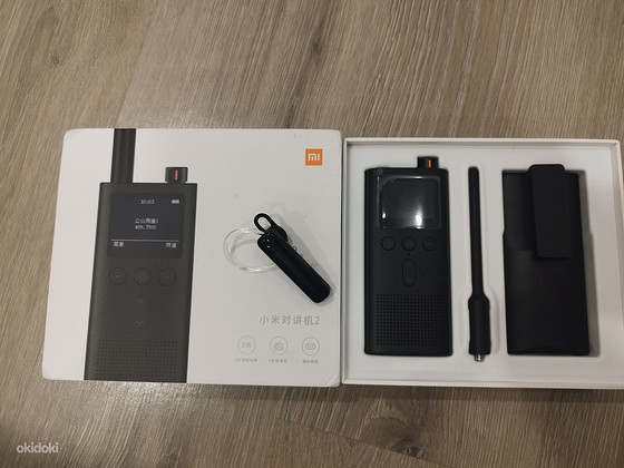 Рация Xiaomi mijia walkie talkie 2 + гарнитура