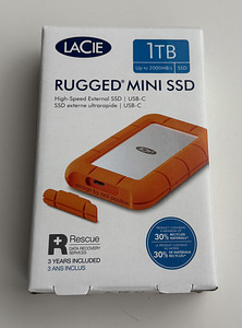 LaCie Rugged Mini SSD 1TB , Orange (1 фото из 5)
