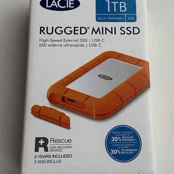 LaCie Rugged Mini SSD 1TB , Orange
