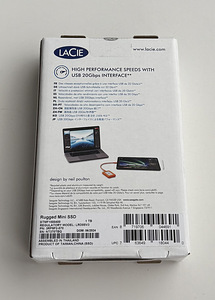 LaCie Rugged Mini SSD 1TB , Orange (2 фото из 5)