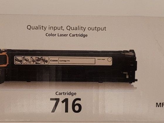 Laserprinteri kassett tooner Canon 716 (must originaal)