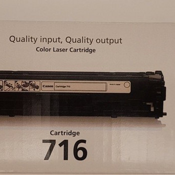 Laserprinteri kassett tooner Canon 716 (must originaal)