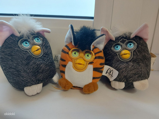 Furby McDonalds 2000 год | мягкие 3 шт