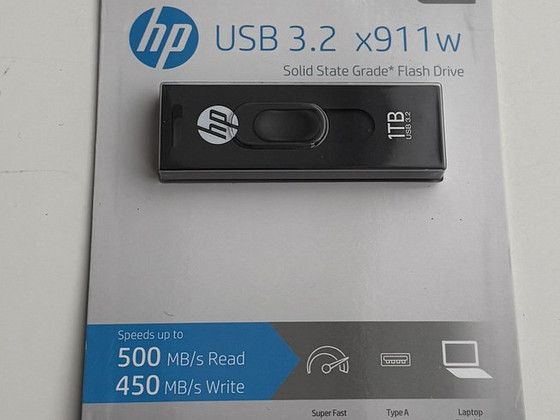 HP USB 3.2 1TB x911w Flash Drive