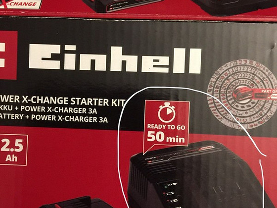 Einhell Power X Change 18v зарядное устройство (новое)