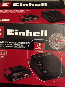 Einhell Power X Change 18v зарядное устройство (новое) (1 фото из 3)