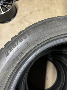 225/55/17 шипованные шины Kumho 5,5-6,5 мм (4 фото из 4)