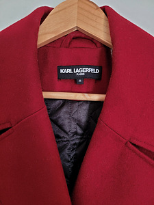 KARL LAGERFELD UUS VILLANE MANTEL, Suurus M (2 foto / 7)