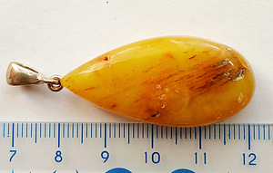 Серебряные подвески 925 с янтарем (5 фото из 8)