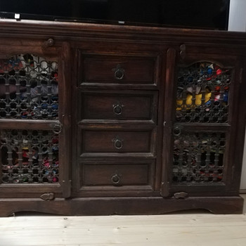 Индийский комод из массива дерева