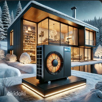 Тепловой насос воздух-вода 10 квт с установкой 4400 eur