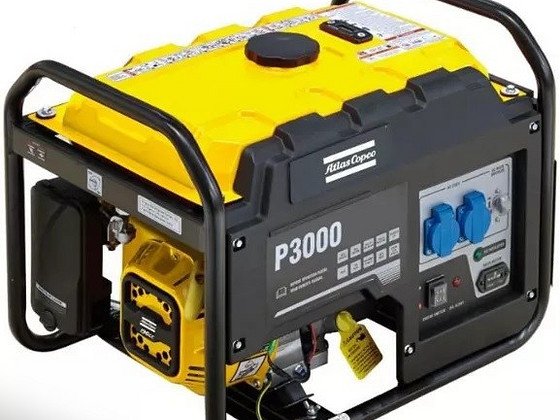 Uus generaator 2.5kW Atlas Copco P3000