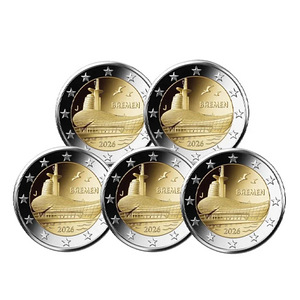 2 Euro 2026, 2025 A D F G J Saksamaa*3 UNC (2 foto / 4)