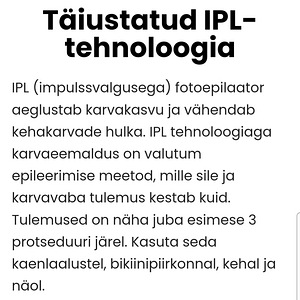 IPL laserteraapia (5 foto / 5)