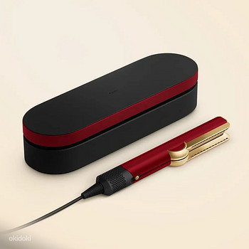 Dyson Airstrait straightener and dryer (Red Velvet/Gold)