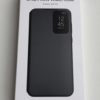 Samsung Galaxy A55 Smart View Wallet Case , Black