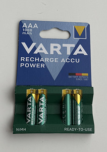 Varta AAA 1000mAh Recharge Accu Power 4tk (1 foto / 2)