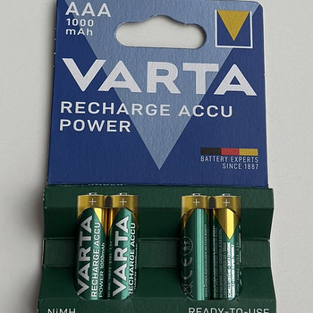 Varta AAA 1000mAh Recharge Accu Power 4tk