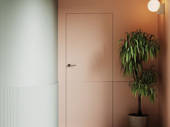 Slēptās durvis noliktavā krāsošanai Porta Hide 1.1