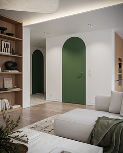 Slēptās durvis noliktavā krāsošanai Porta Hide 1.1 (6 foto no 10)