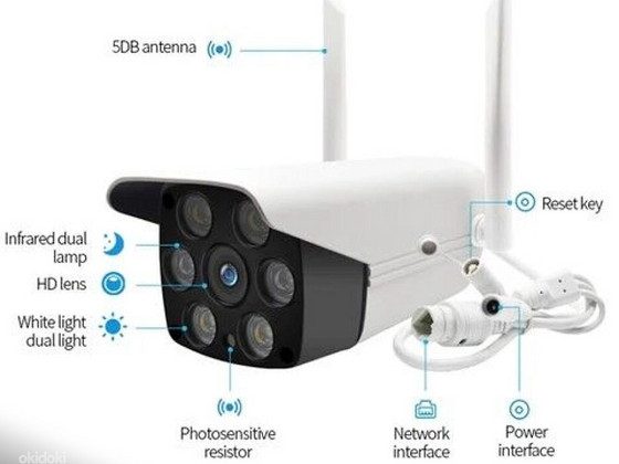 WiFi камера видеонаблюдения для наружного использования V380-K6.