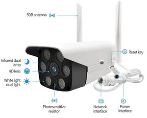 Wifi valvekaamera välitingimustesse V380-K6. (1 foto / 8)