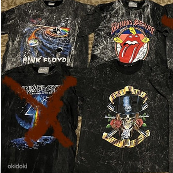 Футболка Pink Floyd, Rolling Stones , Guns N’Roses
