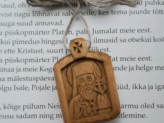 Ikoon-ripats Püha piiskopmärter Platon