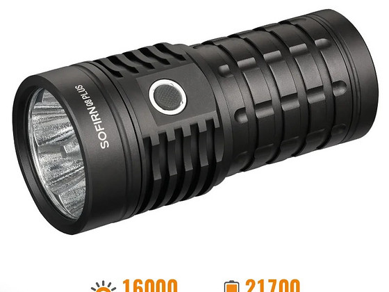 SOFIRN Q8Plus 16000 Lumens Rechargeable Flashlight!