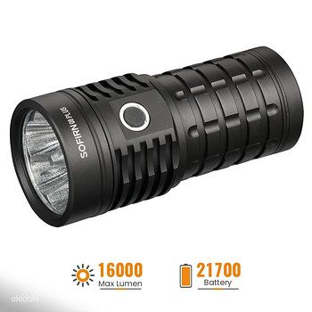 SOFIRN Q8Plus 16000 Lumens Rechargeable Flashlight!
