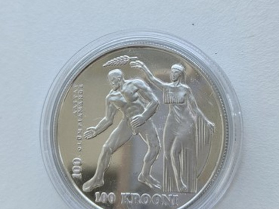 Eesti hõbemünt 100 krooni 1996