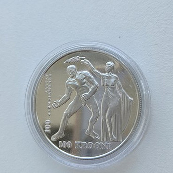 Eesti hõbemünt 100 krooni 1996