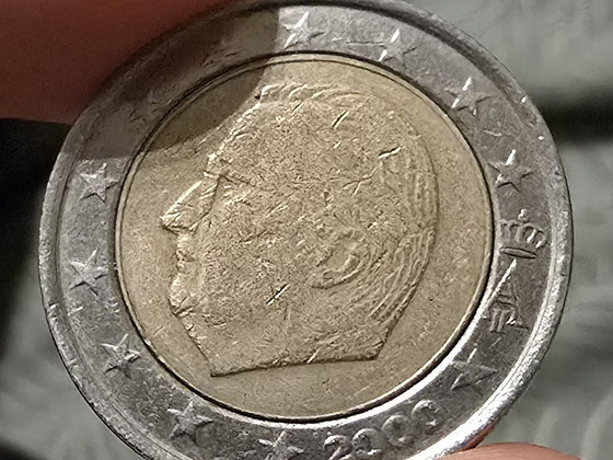 2 Euro coin Belgium 2000