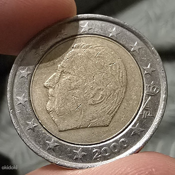 2 евро монета Бельгия 2000