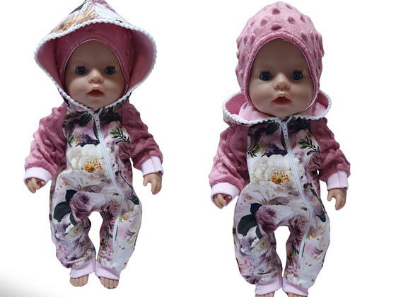 Baby Born nukule (43cm) kombekas ja müts. UUS! Käsitöö