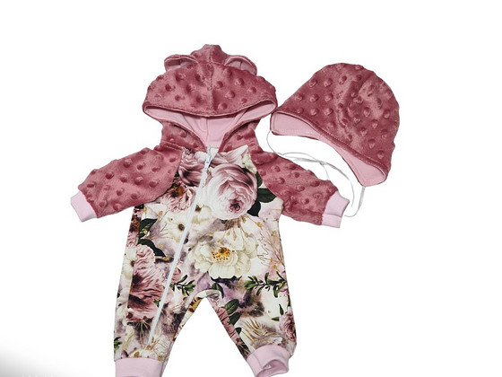 Baby Born nukule (43cm) kombekas ja müts. UUS! Käsitöö