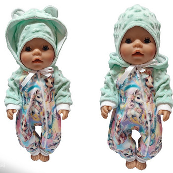 Комбинезон и шапка для куклы Baby Born (43 см). НОВОЕ! Ручная работа