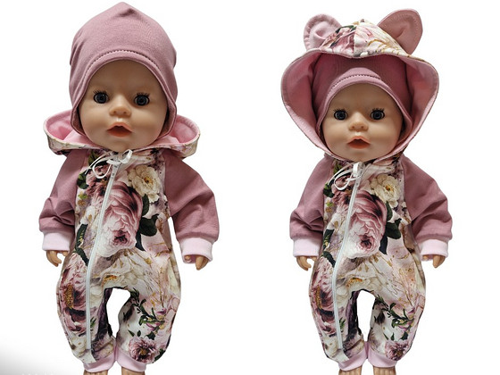 Baby Born nukule (43cm) kombekas ja müts. UUS! Käsitöö