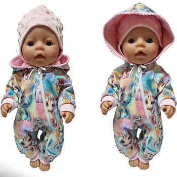 Комбинезон и шапка для куклы Baby Born (43 см). НОВОЕ! Ручная работа
